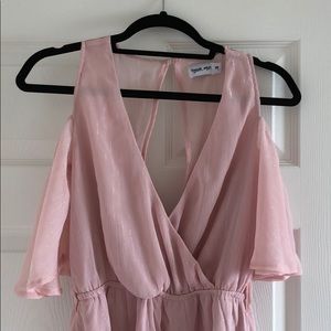 Tiger Mist cold shoulder romper